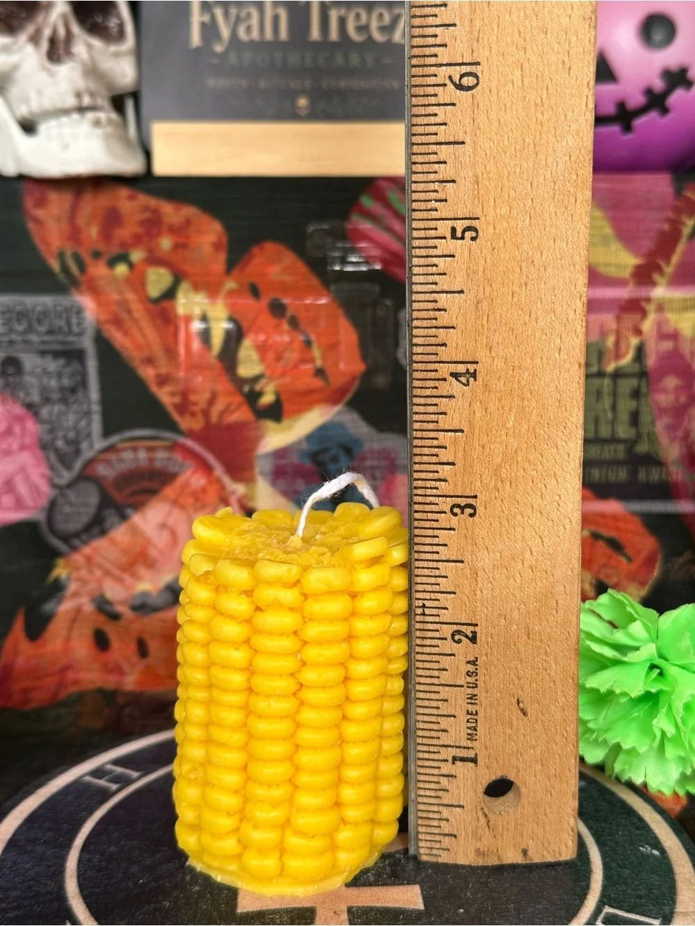 Handmade Corn on the Cob Candle – Yellow Food Shaped Candle